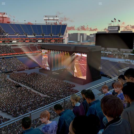 Nissan Stadium - Section Loge 315 Seat View