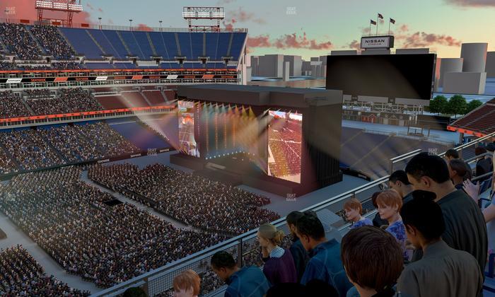Nissan Stadium - Section Loge 315 Seat View
