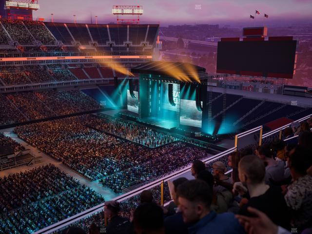 Nissan Stadium - Section Loge 315 Seat View