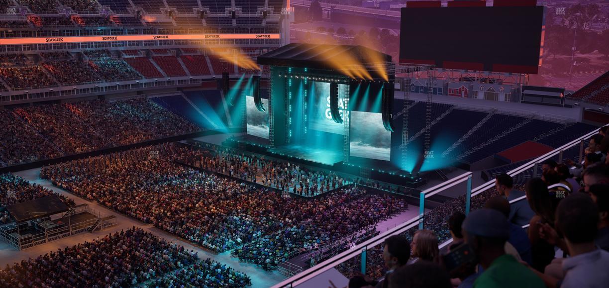 Nissan Stadium - Section Loge 316 Seat View