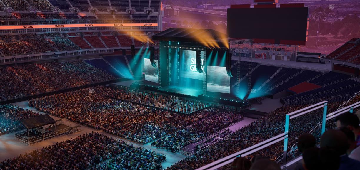 Nissan Stadium - Section Loge 317 Seat View
