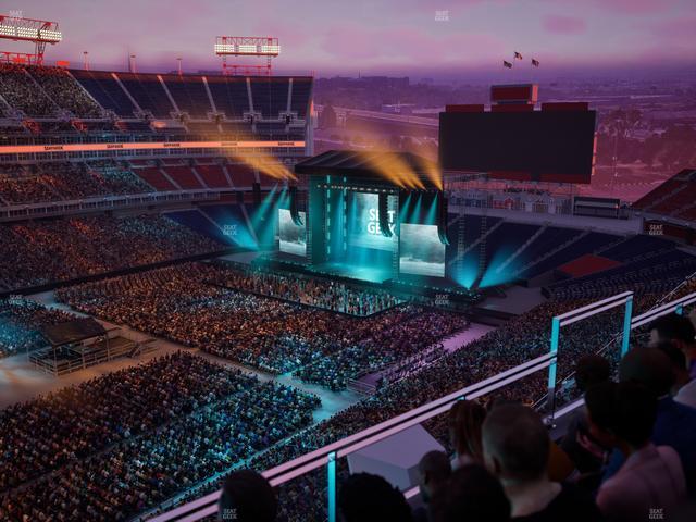 Nissan Stadium - Section Loge 317 Seat View