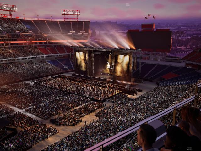 Nissan Stadium - Section Loge 317 Seat View