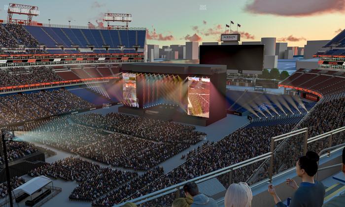 Nissan Stadium - Section Loge 318 Seat View