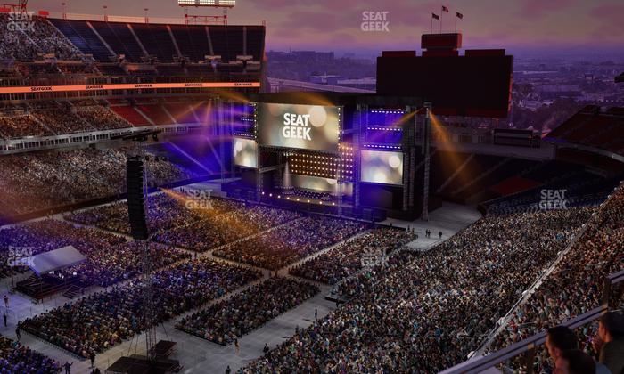 Nissan Stadium - Section Loge 318 Seat View