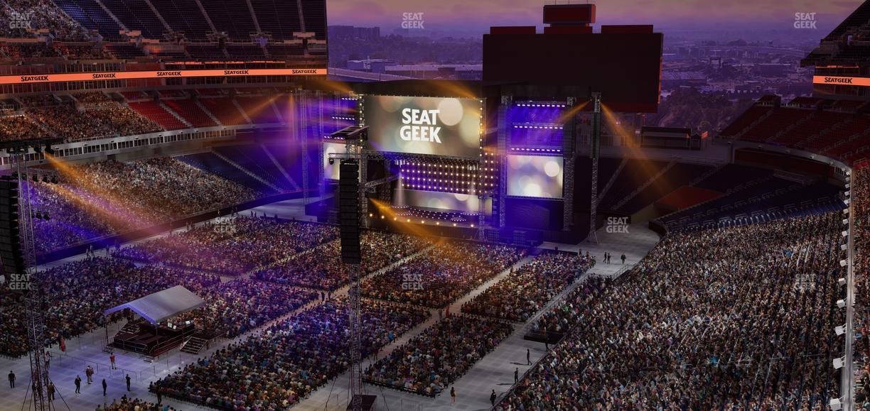 Nissan Stadium - Section Loge 320 Seat View