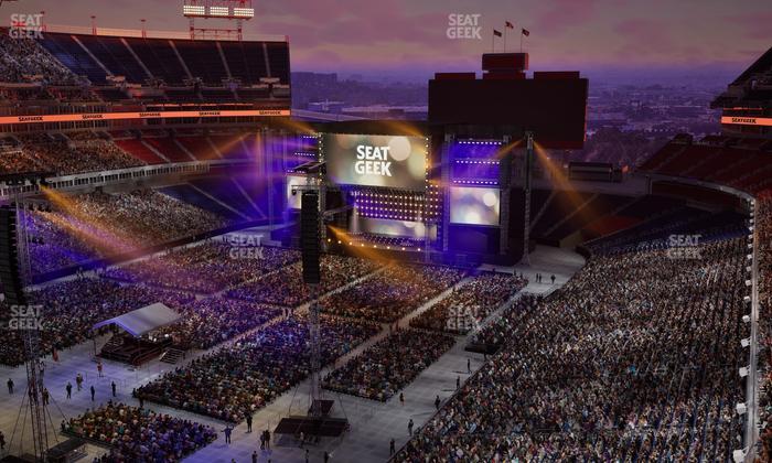 Nissan Stadium - Section Loge 320 Seat View