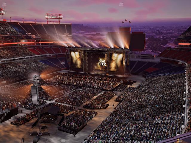 Nissan Stadium - Section Loge 320 Seat View