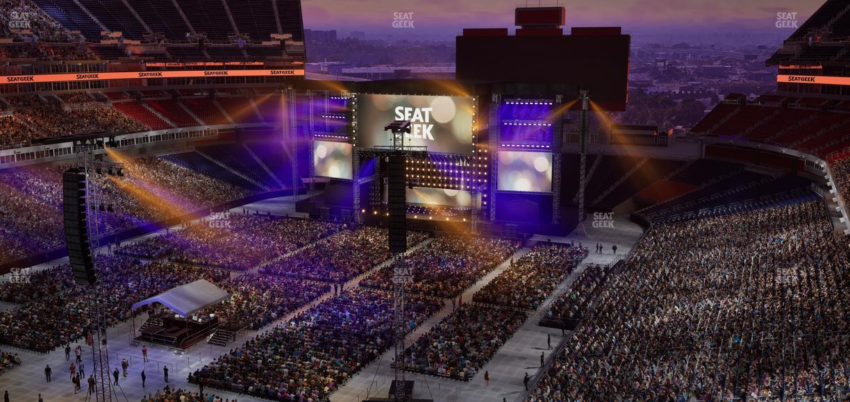 Nissan Stadium - Section Loge 321 Seat View