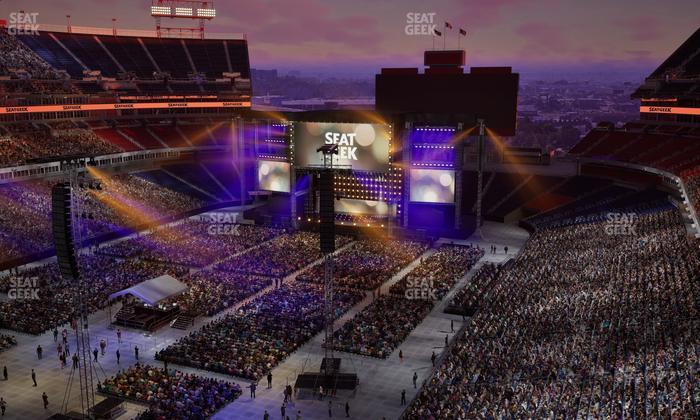 Nissan Stadium - Section Loge 321 Seat View