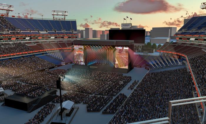 Nissan Stadium - Section Loge 321 Seat View