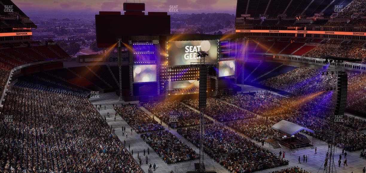 Nissan Stadium - Section Loge 326 Seat View