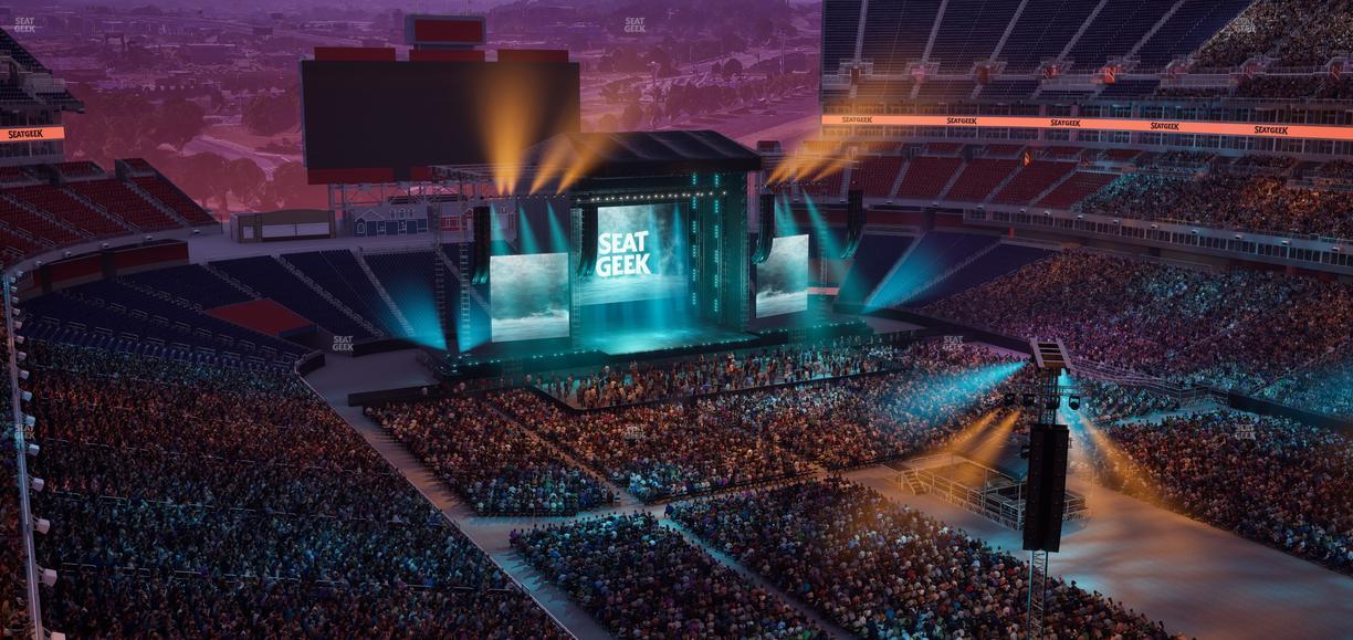 Nissan Stadium - Section Loge 327 Seat View