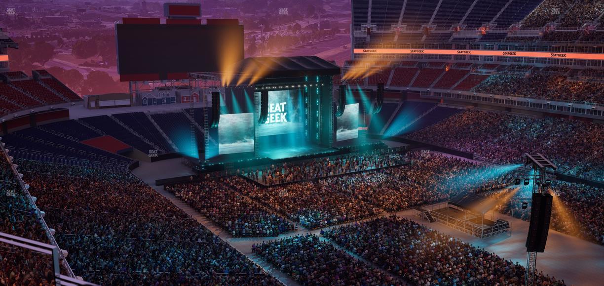 Nissan Stadium - Section Loge 328 Seat View