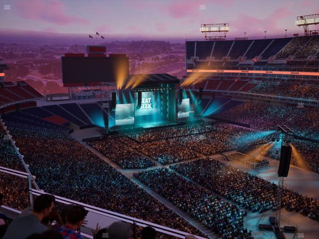 Nissan Stadium - Section Loge 328 Seat View