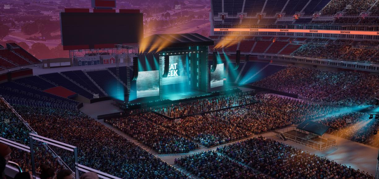 Nissan Stadium - Section Loge 329 Seat View