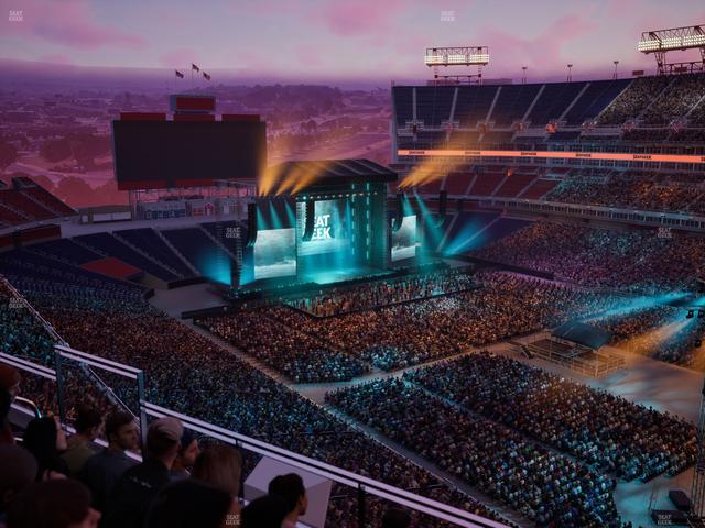 Nissan Stadium - Section Loge 329 Seat View