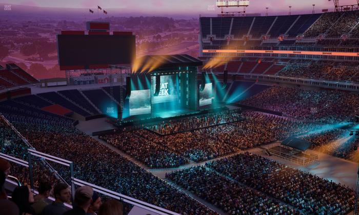 Nissan Stadium - Section Loge 329 Seat View
