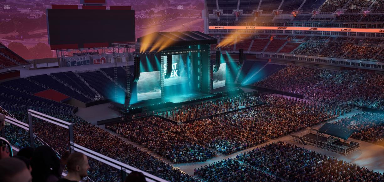 Nissan Stadium - Section Loge 330 Seat View