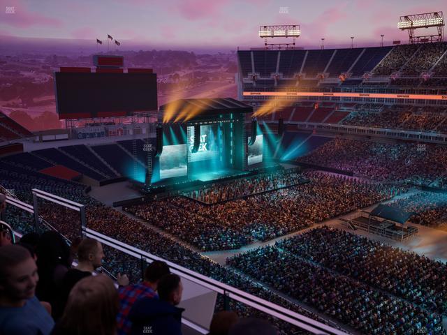 Nissan Stadium - Section Loge 330 Seat View