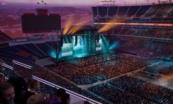 Nissan Stadium - Section Loge 330 Seat View