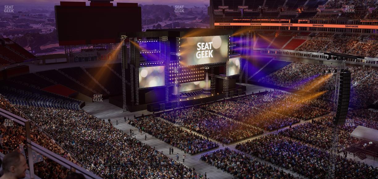 Nissan Stadium - Section Loge 330 Seat View