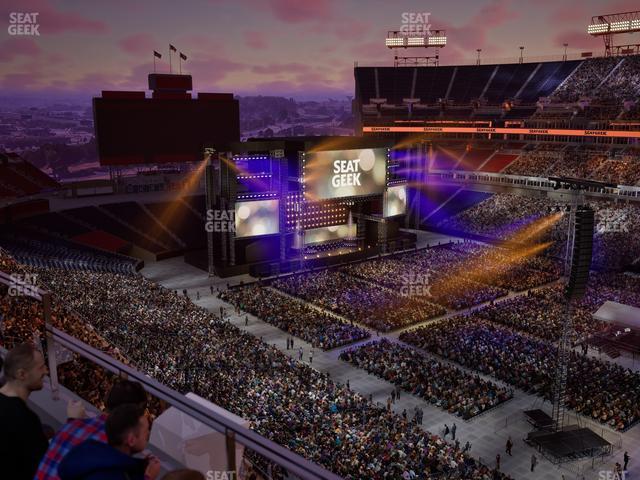 Nissan Stadium - Section Loge 330 Seat View