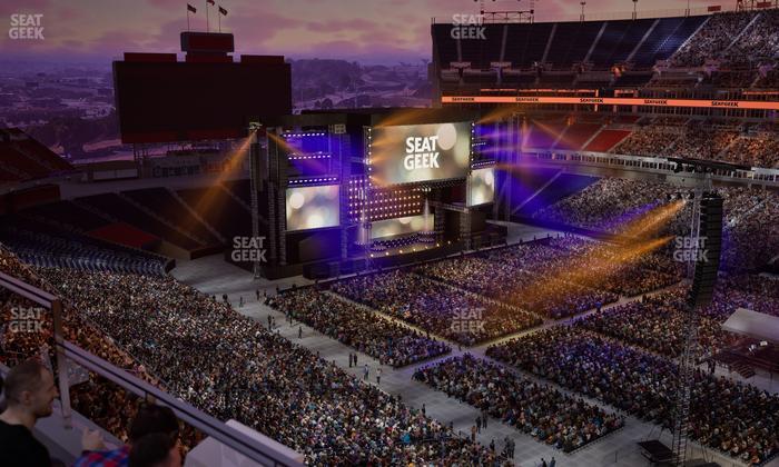 Nissan Stadium - Section Loge 330 Seat View