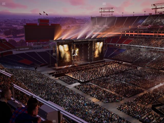 Nissan Stadium - Section Loge 330 Seat View