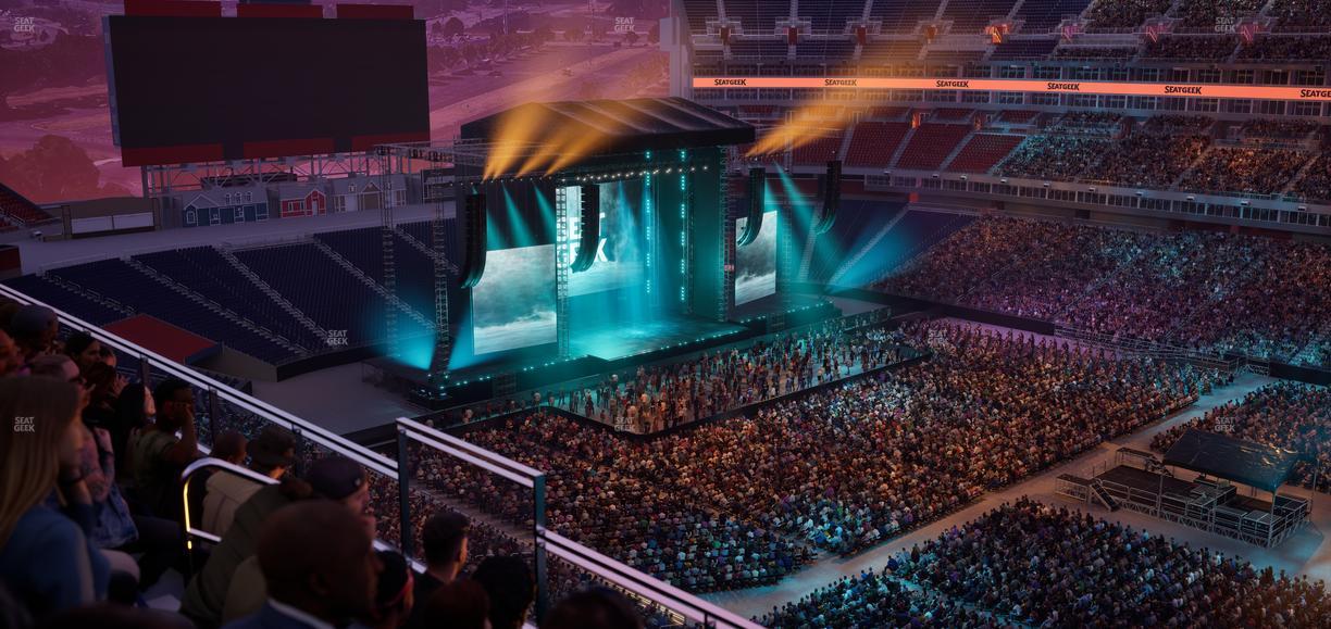 Nissan Stadium - Section Loge 331 Seat View