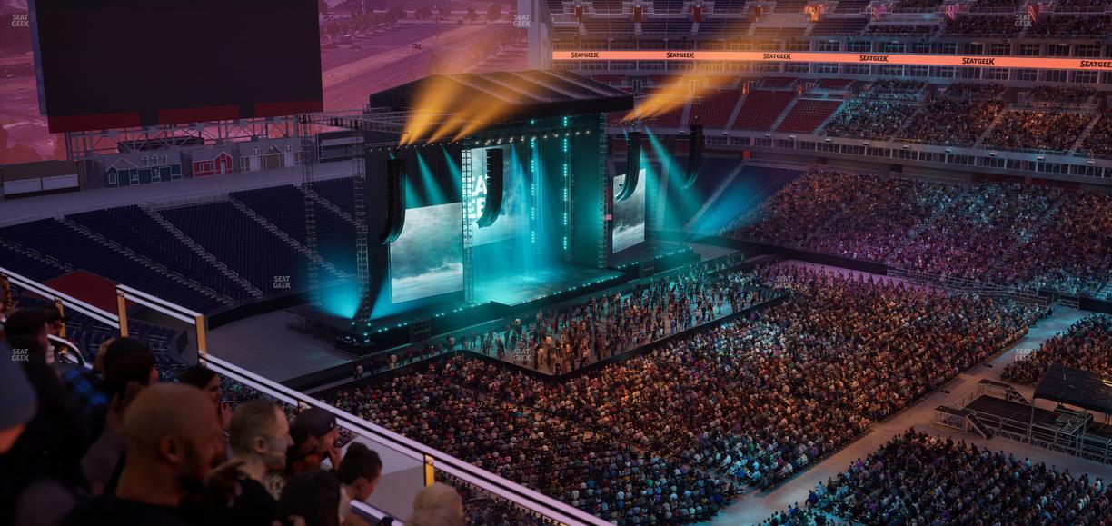 Nissan Stadium - Section Loge 332 Seat View
