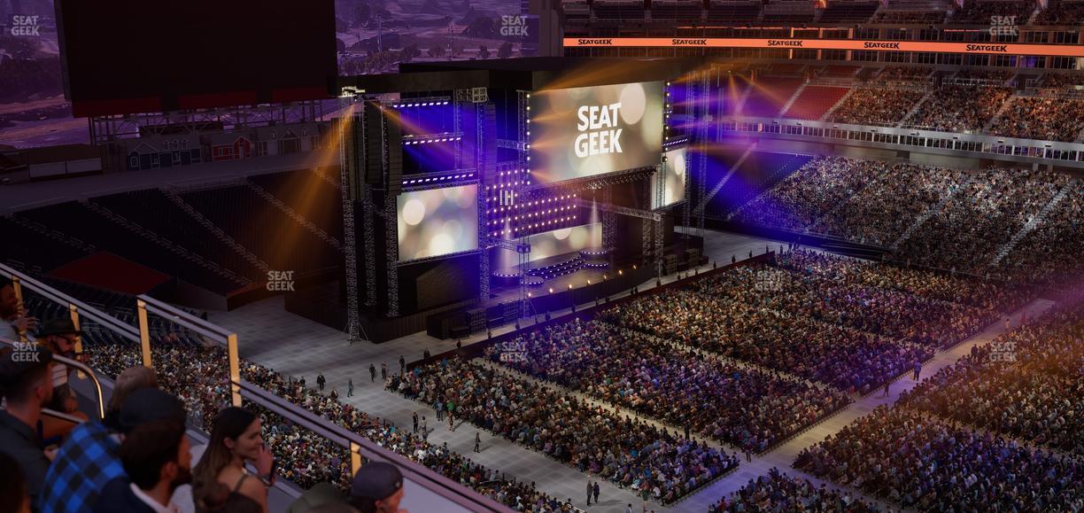 Nissan Stadium - Section Loge 332 Seat View