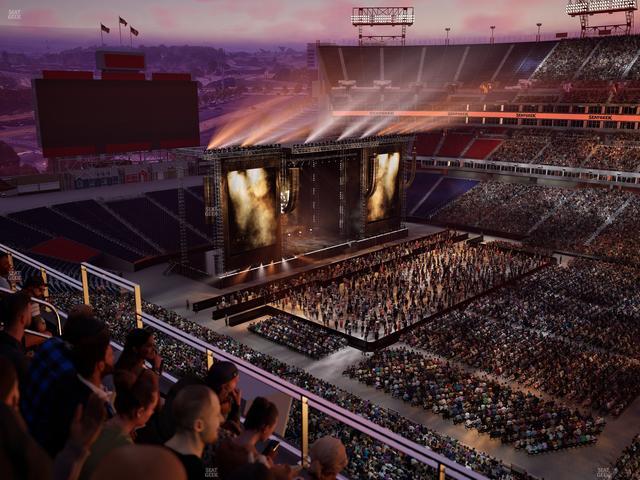 Nissan Stadium - Section Loge 332 Seat View