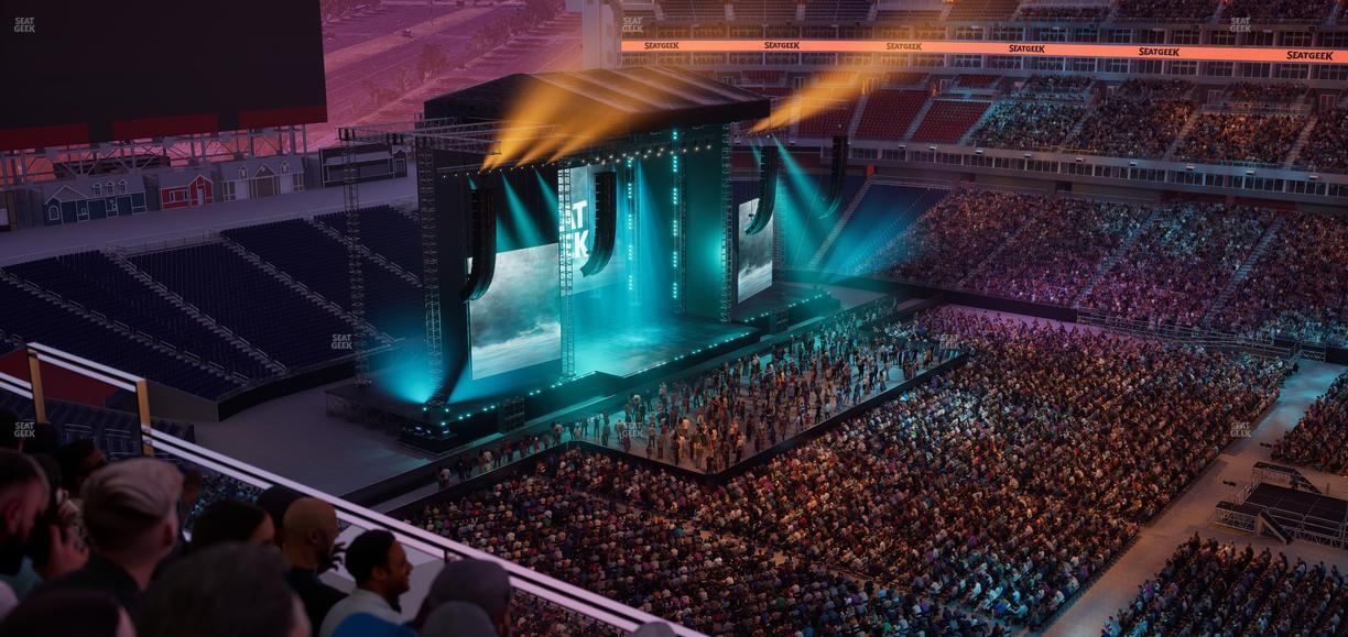 Nissan Stadium - Section Loge 333 Seat View