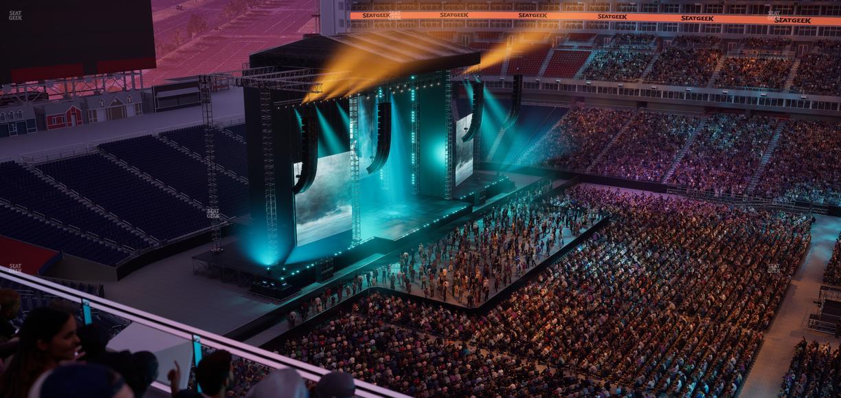 Nissan Stadium - Section Loge 334 Seat View
