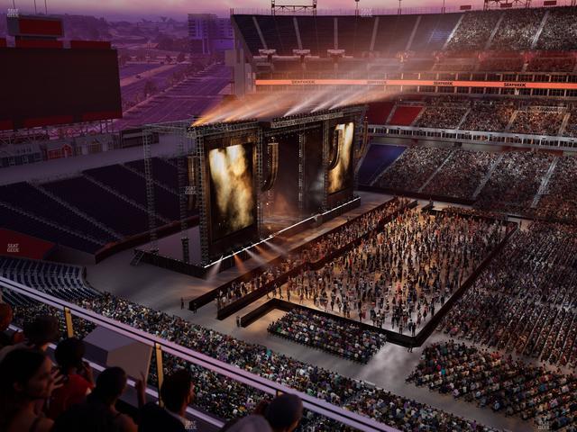 Nissan Stadium - Section Loge 334 Seat View