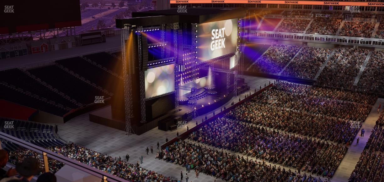 Nissan Stadium - Section Loge 334 Seat View