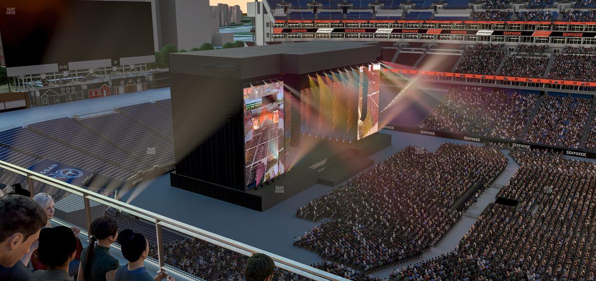 Nissan Stadium - Section Loge 334 Seat View