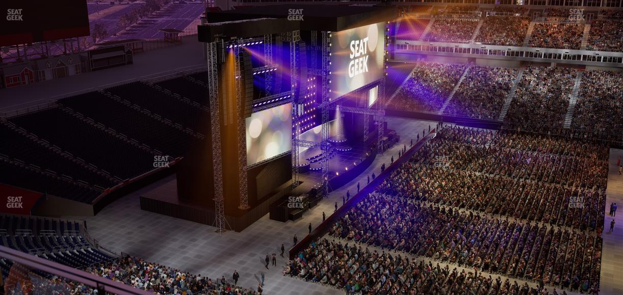 Nissan Stadium - Section Loge 335 Seat View