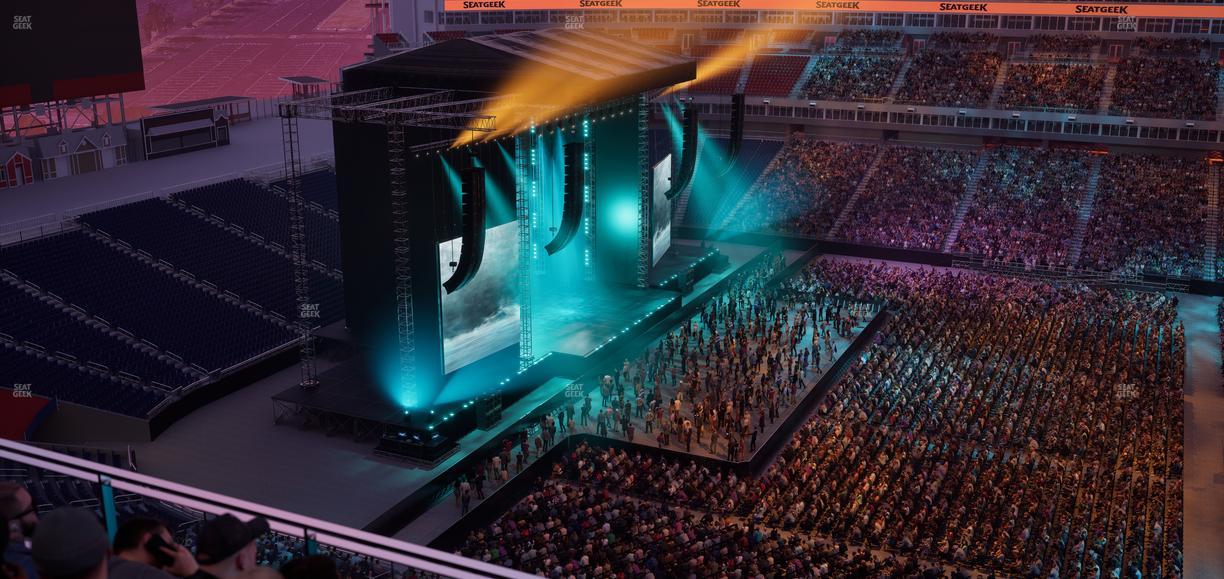 Nissan Stadium - Section Loge 335 Seat View