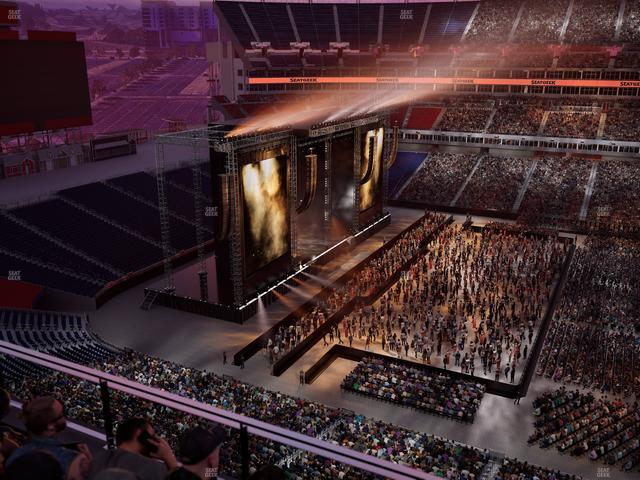 Nissan Stadium - Section Loge 335 Seat View