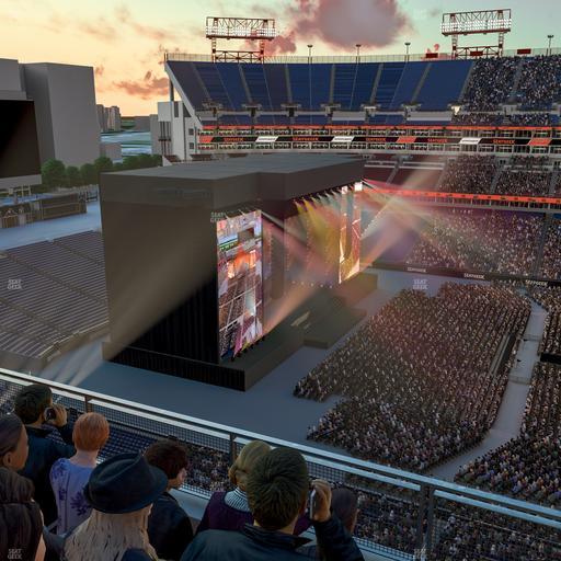 Nissan Stadium - Section Loge 335 Seat View