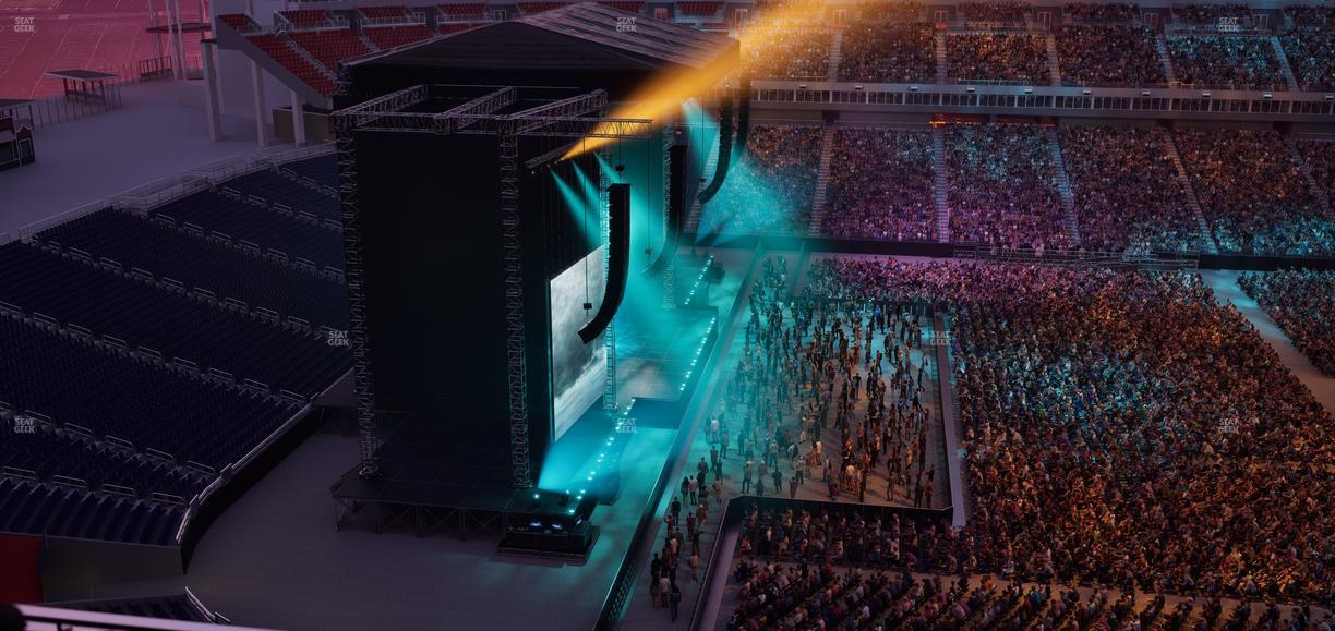 Nissan Stadium - Section Loge 337 Seat View