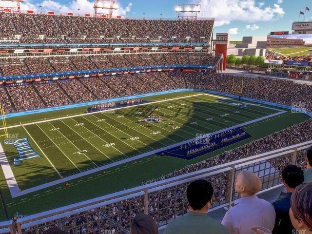 Nissan Stadium - Section Loge 340 Seat View