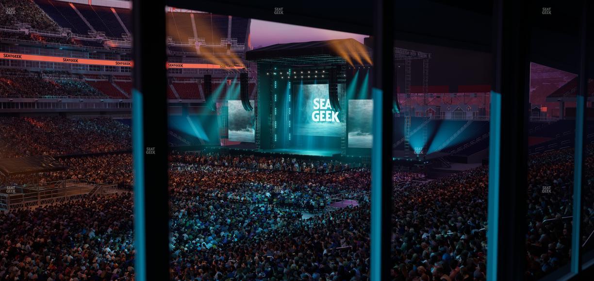 Nissan Stadium - Section Suite 21 E Seat View