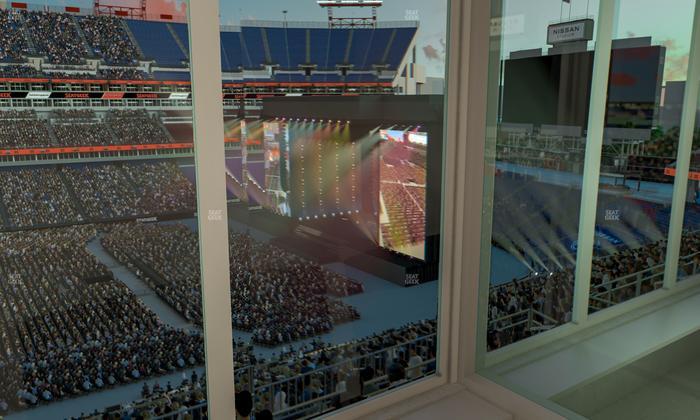 Nissan Stadium - Section Suite 523 E Seat View