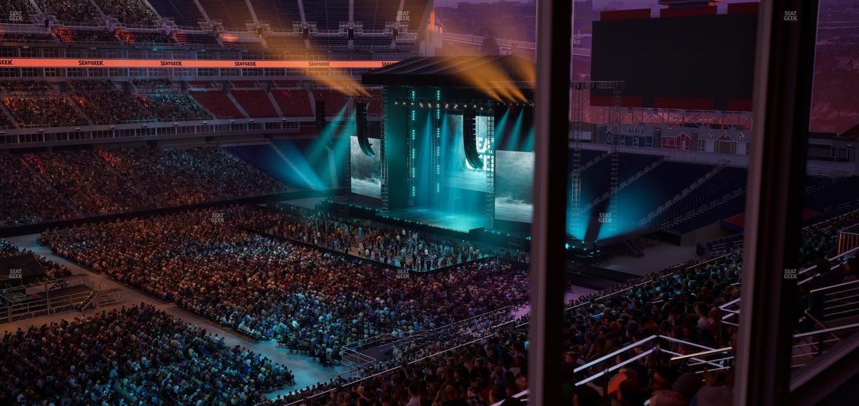 Nissan Stadium - Section Suite 529 E Seat View