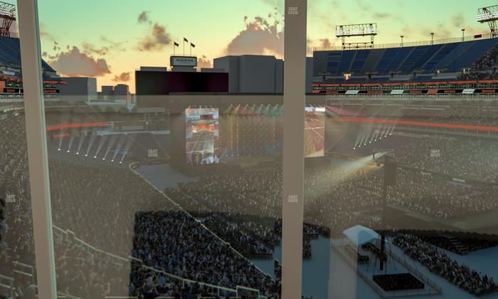 Nissan Stadium - Section Suite 551 W Seat View