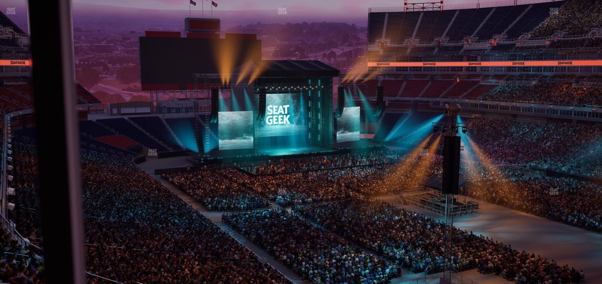 Nissan Stadium - Section Suite 551 W Seat View