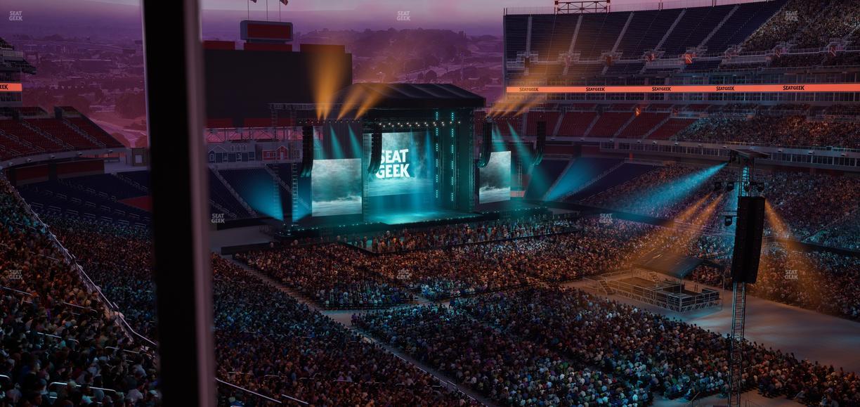 Nissan Stadium - Section Suite 553 W Seat View